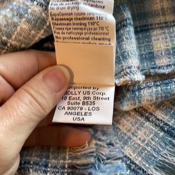 Lili Sidonio Molly Bracken cropped tweed blouse - Picture 11 of 11